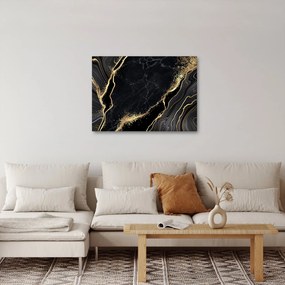 Obraz złotej abstrakcji (70x50 cm)