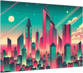 Obraz – Metropolia w stylu pop-art (70x50 cm)
