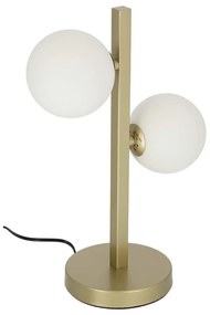 Lampa na stolik nocny Kama brass stołowa