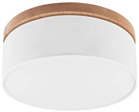 Brilagi - LED sufitowa lampa BELLADONNA 2xE27/15W/230V pr. 40 cm biała/dąb