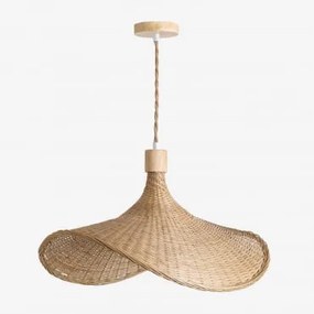 Lampa Sufitowa Z Bambusa Chaifer Miel & 55 X 45 Cm & A - Sklum