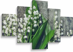 Obraz konwalii (125x70 cm)