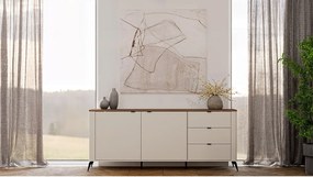 Komoda Cordoba 2D3S |  Kaszmir Dąb Castello | 183x43x75 cm | Cichy domyk, Szuflady