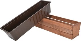 Drewniana doniczka 61 cm Modern – Rojaplast