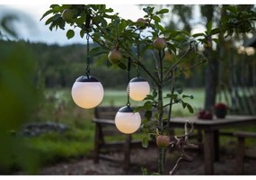 Zestaw 3 wiszących solarnych lamp ogrodowych Star Trading Globus, ø 10 cm