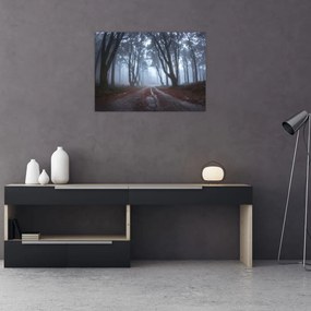 Obraz na szkle - W deszczowy dzień (70x50 cm)