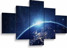 Obraz planety Ziemia (125x70 cm)