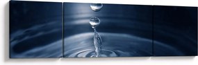 Obraz - Krople (170x50 cm)