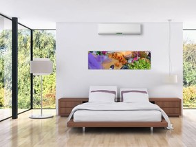 Obraz - letni piknik (170x50 cm)