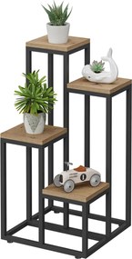 Kwietnik stojak na kwiaty metalowy dąb artisan S0-T05