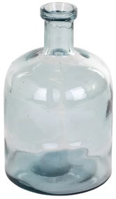 Wazon ze szkła z recyklingu, butelka, 24 cm