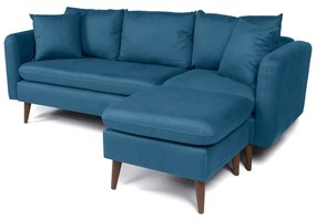 Niebieska sofa 215 cm Sofia – Balcab Home