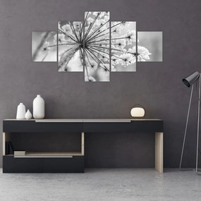 Obraz - Kwiat w zimie (125x70 cm)