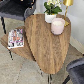 Zestaw 2 stolików kawowych