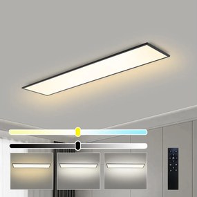 Brilagi - ściemnialna oprawa LED SLIMFRAME LED/58W/230V 120x30 cm czarna + pilot