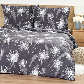 4Home Pościel bawełniana Midnight Dandelions, 140 x 220 cm, 70 x 90 cm, 140 x 220 cm, 70 x 90 cm