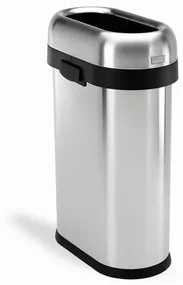Simplehuman Kosz na śmieci do pomieszczeńkomercyjnych 50 l, stal nierdzewna