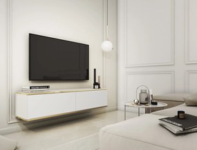 Wisząca szafka pod telewizor RTV135 w stylu glamour
