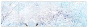 Obraz majestatycznego jelenia (170x50 cm)