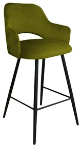 Hoker niski NAPO BL VELVET oliwkowy ATOS