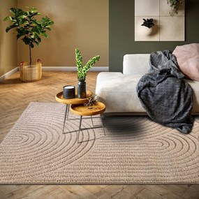 Szarobrązowy dywan 120x170 cm Panglao New York Taupe – Elle Decoration