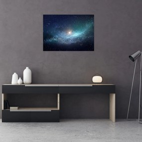 Obraz na szkle - Gwiazdy i mgławice (70x50 cm)