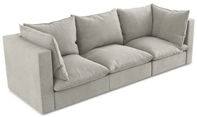 Jasnoszara sofa 255 cm Manao – Makamii