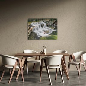 Obraz na szkle - wodospady (70x50 cm)