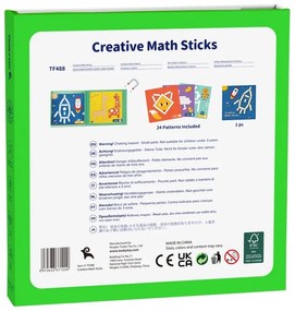 Tooky toy układanka gra logiczna łamigłówki klocki magnetyczne dla dzieci 49 el.
