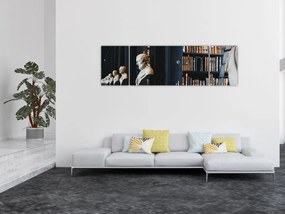 Obraz - W bibliotece (170x50 cm)