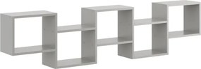 Szara minimalistyczna półka wisząca H9-W34