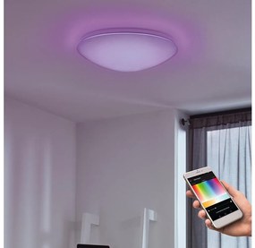 Eglo 32589 - LED RGB Ściemnialne oświetlenie ścienno-sufitowe GIRON-C LED/17W/230V