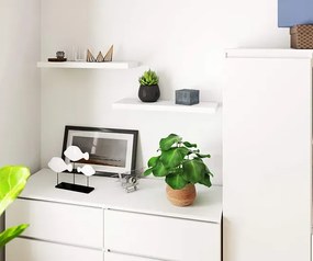 Półka biała na książki 60 cm A5-H22