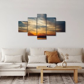Obraz zachodu słońca (125x70 cm)