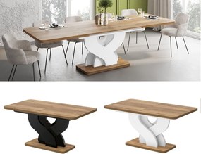 Rozkładany stół do jadalni Bellissima Hubertus dąb / połysk