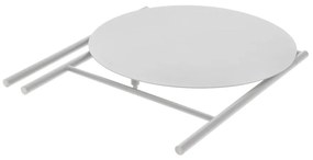 Biały metalowy okrągły stół ø 70 cm Disc – Zone