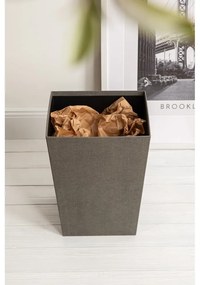 Szary kosz na śmieci Sofia Canvas Paper Laminate – Bigso