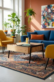 Kwadratowa ława ze schowkiem P0-B45