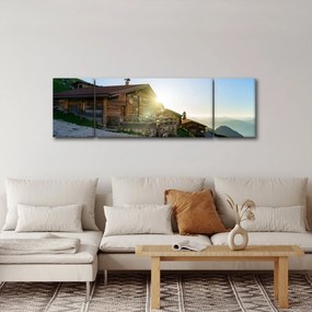 Obraz - Poranek w Alpach, Tyrol (170x50 cm)