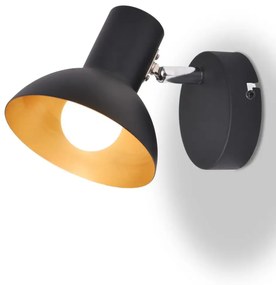Czarno-złote regulowane kinkiety 2 sztuki - 20X EX116 B3-L11
