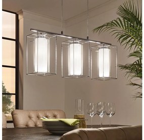 Eglo 94378 - Żyrandol LONCINO 1 3xE27/60W/230V