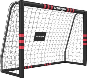 SPORTNOW Bramka do ogrodu 1,8 x 1,2 m dla młodzieży i dorosłych, solidna bramka outdoor z siatką, wyściółką, kotwami ziemnymi | Aosom PL