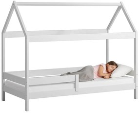 Białe skandynawskie łóżko dla dziecka P7-K53