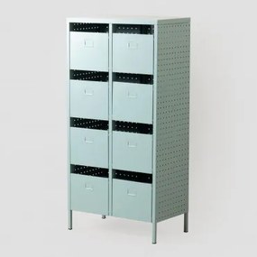 Szafka Z Szufladami Z Stali Abël Patina Green - Sklum