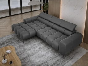 Narożnik PLAZA MINI wolnostojący Lewostronny w tkaninie Promocyjnej SOLAR 96 WERSAL