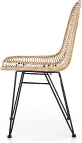 Krzesło do jadalni z rattanu naturalnego K337