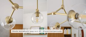 Niska mosiężna złota lampa sufitowa GT-S3K