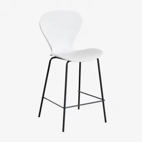 Na Wysokim Stołku. ↑65 Cm & Czarny & Polipropylen Biały & Polipropylen - Sklum