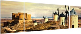 Obraz - Wiatraki (170x50 cm)