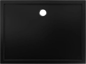 Mexen Flow brodzik prostokątny slim 100 x 90 cm, czarny mat - 46R709010